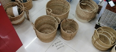 Papyrus Weaved Storage Basket