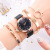 Gift Watch Set Women's Watch Magnetic Buckle Simple Casual Watch Flower Dial Alloy Mesh Quartz Watch