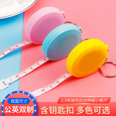 Automatic Shrink Mini Tape Measure 1.5 M Tape Measures M Three Circumference Height Clothes Measuring Tape Measure