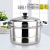 Stainless Steel Steamer Single-Layer Two-Layer Double-Layer Energy-Saving Induction Cooker Available Pot Wholesale