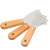 Wholesale Double Clamp Putty Knife Cleaning Knife Double Color Handle Shovel Putty Shovel Wooden Handle Cleaning Stainless Steel Putty Knife