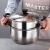Yangbin Stainless Steel Steamer Non-Magnetic Double Bottom Two-Layer Thickened Deepening Small Steamer Household Pot Gift Pot 22-26cm