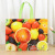 Factory Direct Supply Creative Fruit Gravure Portable Non-Woven Hand Shopping Bag Home Sundries Storage Bag 2021