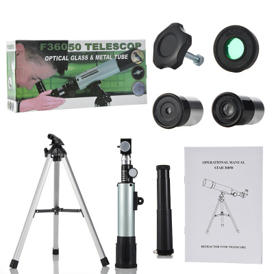 Factory Wholesale F50360 Entry-Level Astronomical Telescope Spotting Scope Student Children Gift Telescope Wholesale