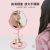 Makeup Mirror Desktop Rotatable Dressing Mirror Dormitory Household Pink Girl Small Portable Princess Mirror
