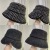 Classic Style Hat for Women Ins Korean Style Retro Black Same Design as Designer Bucket Hat Elegant Autumn and Winter Fashionable Bucket Hat
