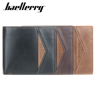 2021 New Short Wallet Men's Simplicity Korean Style Fashion Multi-Card-Slot Card Holder Wallet for Men