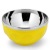 Korean-Style Stainless Steel Colorful Apple Bowl Double-Layer round Bowl Heat Insulation Creative Bowl Non-Slip Drop-Resistant Children's Bowl Lily Bowl