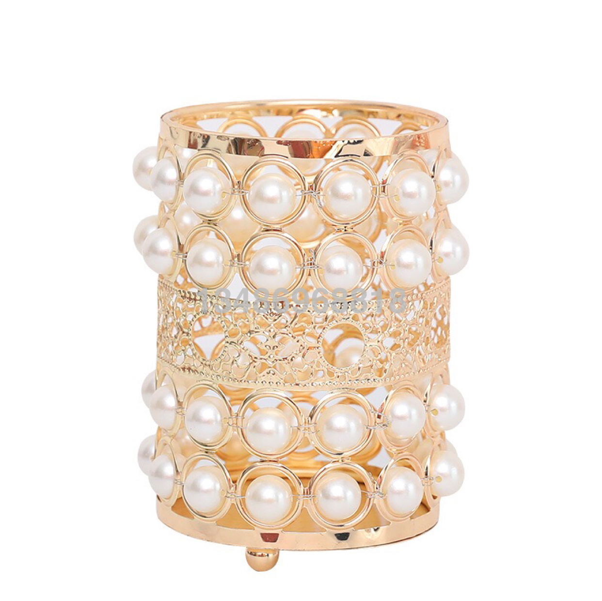 水晶笔筒、烛台、收纳筒、化妆筒，笔刷筒