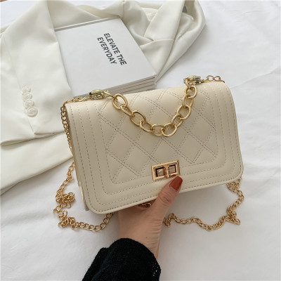 French Minority Advanced Texture Small Bag This Year's New Fashion Summer Western Style Messenger Bag Female Diamond Plaid Chain Bag
