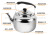 Non-Magnetic Stainless Steel Zhongbao Classical Kettle/Swan Pot/Silver Pot/Kettle/Sound Pot/Teapot