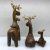 Resin Crafts Modern Minimalist Wood Color Four Pieces Deer Decoration Home Decorations Living Room TV Cabinet Furnishings