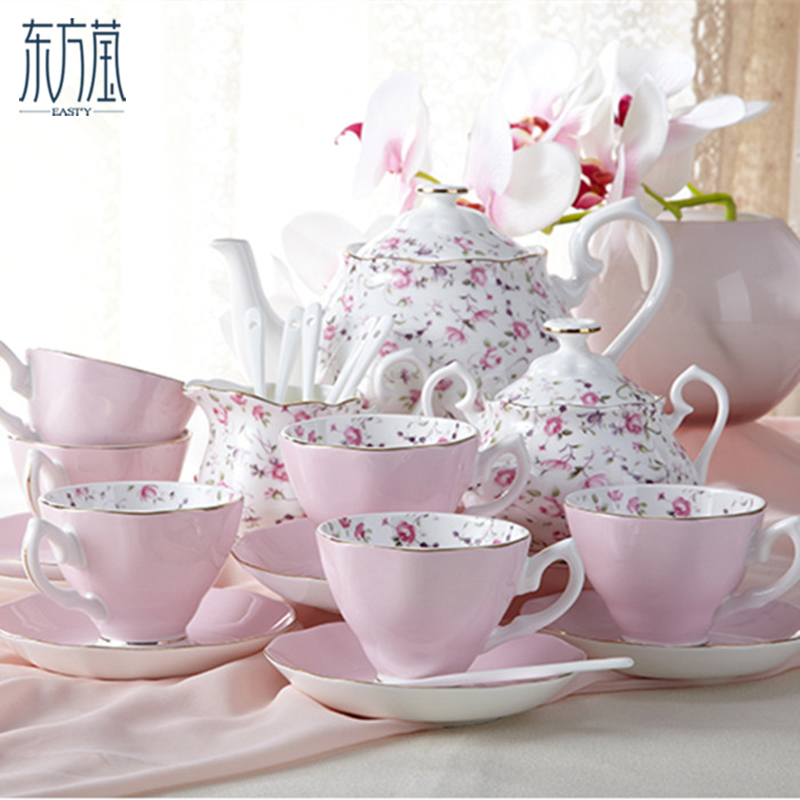 陶瓷咖啡具茶咖具骨瓷咖啡杯碟套装外贸陶瓷水具茶具咖啡具欧式