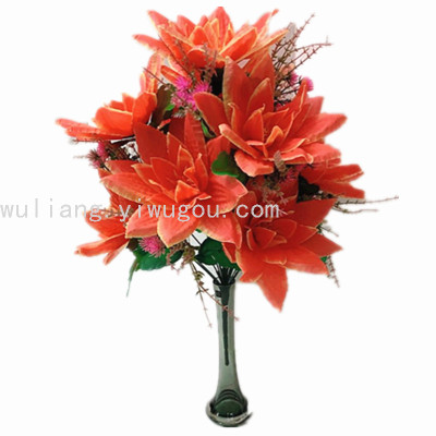 Factory Direct Sales Artificial Rose 18 Snow Lotus