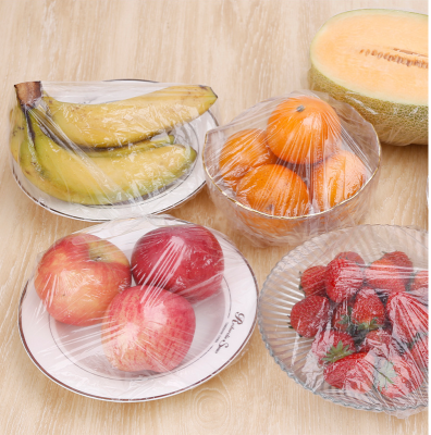 Disposable Plastic Wrap Sets of Household Food Grade Freshness Bowl Cover Kitchen PE Plastic Wrap Kneelet Leftovers Preservation Cover