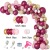 Red Wedding Birthday Balloon Golden Sequins Set Party Decoration Supplies Metal Balloon Balloon Chain Combination