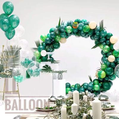 Balloon Arch Set Rubber Balloons Glue Point Hinge Tire Pump Forest Set Party Supplies