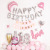 Happy Birthday Party Lying Girl Boy Scene Layout Background Wall Balloon Children Full-Year Theme Decorations