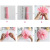 27PCs Party Decorative Paper Fan Flower Lantern Honeycomb Ball Paper Flower Ball Party Decoration Supplies