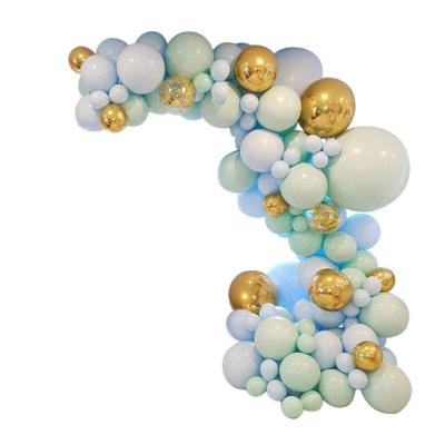 Balloon Arch Bridge Macaron Balloon 4D Metal Beads Birthday Wedding Party Decoration Supplies