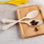 Factory Direct Sales Disposable Birch Tableware Wooden Knife, Fork and Spoon Ice-Cream Spoon Wooden Long Handle Takeaway Knife and Fork 20cm