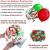189pc Christmas Balloons Garland Red and Green Rubber Balloons Colorful Paper Scrap Balloon New Year Party Decoration