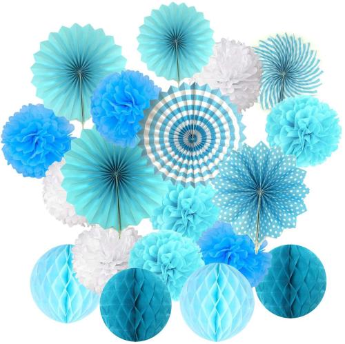 factory direct sale paper fan flower honeycomb ball paper flower ball suitable for birthday baby bath wedding holiday party decoration