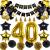 Amazon 30 40 50 Th Birthday Party Decoration Design Happy Birthday Balloon Black Gold Party Suit