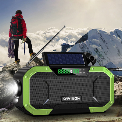 2020 New Solar Radio of Power Generator Outdoor Multi-Function Emergency Radio Bluetooth Speaker