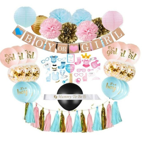 Gender Reveal Party Decoration Supplies Gender Reveal Girl Or Boy