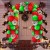 189pc Christmas Balloons Garland Red and Green Rubber Balloons Colorful Paper Scrap Balloon New Year Party Decoration