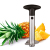 TV Product Fruit Multifunctional Stainless Steel Shovel Pineapple Cutter Pineapple Slicer Peeler Eye Removal Beam Knife
