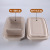 American to-Go Box Disposable Lunch Box Straw Pulp Lunch Boxes Bento Take-out Box Vegetables Salad Box Storage Box