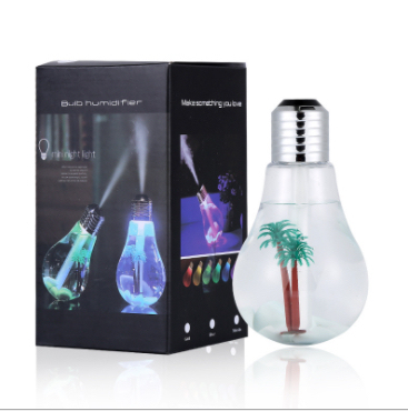 TV Product Creative USB Home Office Mute Led Second Generation Colorful Bulb Humidifier Night Light Humidifier