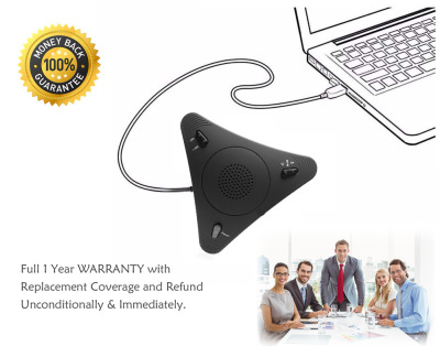 Video Conference Omnidirectional Microphone/Conference Microphone/Echo Canceller/USB Drive-Free Hot Products