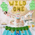 Wild One-Year-Old Birthday Decoration Foil Balloon Ribbon Palm Leaf for Boys and Girls Birthday Party Supplies