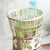 European-Style Light Green Butterfly Waist Mosaic Glass Vase Retro Fashion Home Juke Restaurant Decoration Table Flower Holder