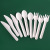 Disposable Sugar Cane Pulp Spoon Thick White Dessert Spoon Cake Fork Jam Knife Degradable Tableware Paper Bag Independent