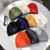Hat Female Autumn and Winter Ear Protection Knitting Parent-Child Woolen Cap Ins Cute Smiley Face Japanese Korean Style All-Matching Casual Beanie Hat