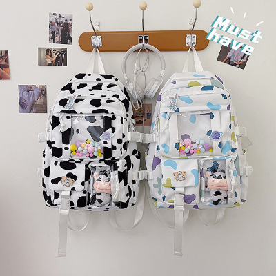 Junior's Schoolbag Women's Korean-Style Harajuku Style Ulzzang Large Capacity Middle School Student Japanese Backpack Backpack