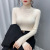 Lace Half-Turtleneck Slim Knitted Sweater Women's Autumn and Winter New Mid-Collar Hollow out Stitching Bottoming Shirt Inner Wear Blouse