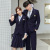 2021 Korean and Japanese School Uniform Men and Women Couple Suit Jacket Private Student Class Clothes Pleated Skirt JK Uniform College Style