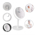 Fan Folding Makeup Mirror Led Dressing Mirror Mirror Mirror Three-in-One Desktop