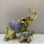 Creative Modern and Simple Thai Resin Mother and Child Elephant Decoration Living Room TV Cabinet Wine Cabinet Decoration Gift Decoration