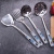 Ceramic Stainless Steel Kitchenware Set Blue and White Porcelain 6-Piece Set Spatula Noodle Spoon Gift Hotel Household Utensils