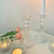 Thread Roman Column Long Brush Holder Candle Candlestick Ins Style Twill Court Style Romantic European Retro Wedding Decoration