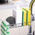 Stainless Steel Faucet Storage Rack Draining Rack Creative Household Drill-Free Sink Rag Rack Kitchen Storage Gadget