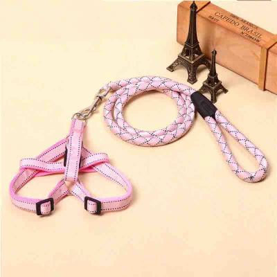 Factory Wholesale New Dog Hand Holding Rope Chest Strap Teddy Dog Walking Chain Dog Leash Traction Belt Pet Supplies
