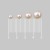 Abs Imitation Pearl Beige Pure White Clothing Accessories Machine Beaded Foam Plastic Non-Hole Pearl Accessories