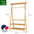 Bamboo Coat Rack Home Foyer Three-Layer Shoe Rack Simple Modern Clothes Rack Creative Bedroom Storage Floor